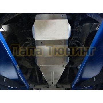 Защита КПП (алюминий) 4мм ТСС для Great Wall H5 2005- /2014- (2.0i, 2.4i, 2.0TD)/Haval H5 (2.0T) 2020-