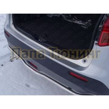 Накладка на задний бампер шлифованный лист надпись Vitara ТСС для Suzuki Vitara 2015- Накладка на задний бампер шлифованный лист надпись Vitara ТСС для Suzuki Vitara 2015-