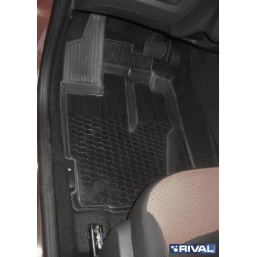 Коврики салона Rival полиуретан 5 штук для Renault Kaptur 2016-