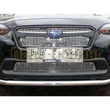 Рамка номерного знака Subaru XV (комплект) ТСС для 2011-2017