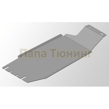 Защита дифференциала ТСС алюминий 4 мм для Subaru XV 2011-2017