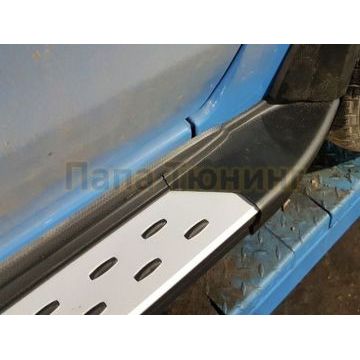 Пороги алюминиевые OEM Tuning для Subaru XV 2011-2017