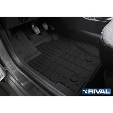 Литьевые коврики салона Rival для Renault Duster 2WD/4WD 2015-/Nissan Terrano III  2WD/4WD 2017-