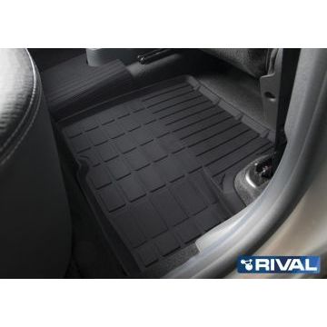 Литьевые коврики салона Rival для Renault Duster 2WD/4WD 2015-/Nissan Terrano III  2WD/4WD 2017-
