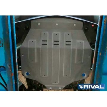 Защита картера + КПП алюминий 4 мм Rival для Honda Pilot, V - 3.0 2018-/Honda Pilot, V - 3.0 2015-2018/Acura MDX, V - 3.5 2014-2016