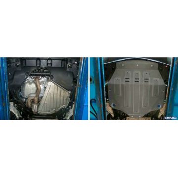 Защита картера + КПП алюминий 4 мм Rival для Honda Pilot, V - 3.0 2018-/Honda Pilot, V - 3.0 2015-2018/Acura MDX, V - 3.5 2014-2016