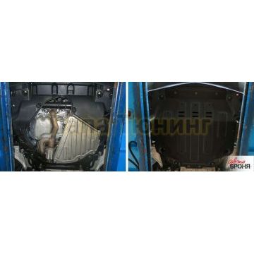 Защита картера + КПП сталь 2 мм АвтоБРОНЯ для Acura MDX, V - 3.5 2014-2016/Honda Pilot, V - 3.0 2015-