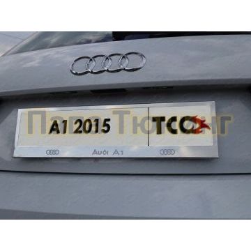 Рамка номерного знака Audi A1 (комплект) ТСС для Любые Рамка номерного знака Audi A1 (комплект) ТСС для Любые