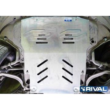 Защита картера и КПП Rival для 2,0D алюминий 4 мм для Audi A4 2004-2007