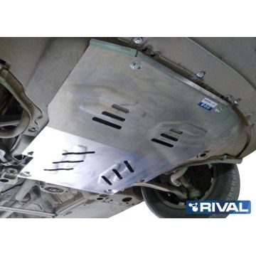 Защита картера и КПП Rival для 2,0D алюминий 4 мм для Audi A4 2004-2007