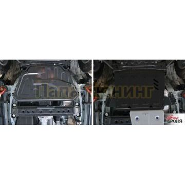 Защита КПП сталь 2 мм АвтоБРОНЯ для Mitsubishi Pajero IV, V - 3.0; 3.2d(188л.с., 200л.с.); 3.8 2006-2011/Mitsubishi Pajero IV, V - 3.0; 3.2d(188л.с., 200л.с.); 3.8 2011-2014/Mitsubishi Pajero IV, V - 3.0; 3.2d(188л.с., 200л.с.); 3.8 2014-2020/Mitsubishi Pajero III, V - все 1999-2006