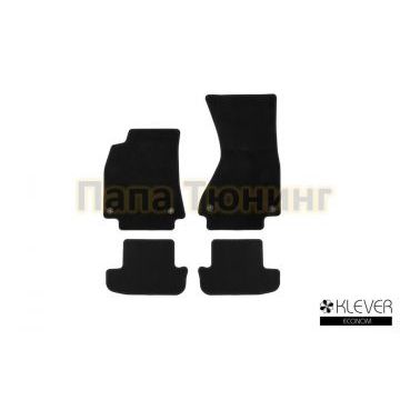 Коврики в салон Klever Econom 4 штуки на купе с АКПП для Audi A5 2007-2016 Коврики в салон Klever Econom 4 штуки на купе с АКПП для Audi A5 2007-2016