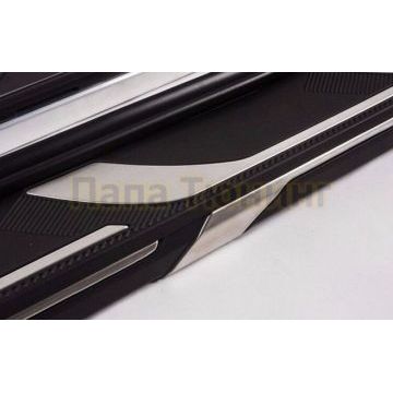 Пороги алюминевые OEM-style для Audi Q5 2016-