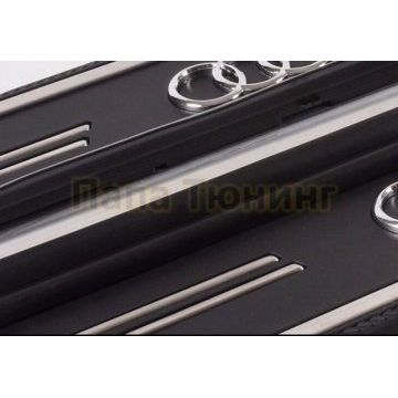 Пороги алюминевые OEM-style для Audi Q5 2016-