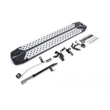 Пороги алюминиевые Rival BMW-Style для Audi Q5 2016-