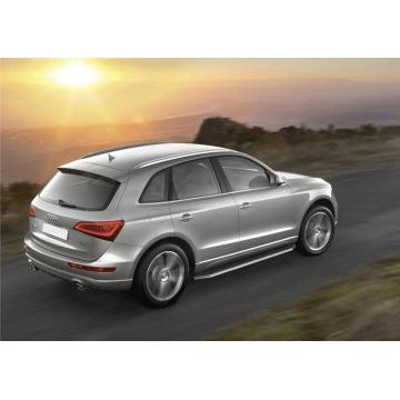 Пороги алюминиевые Rival Premium для Audi Q5 2008-2016