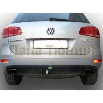 Фаркоп Лидер Плюс (с быстросъемным шаром) для VOLKSWAGEN TOUAREG (7LA,7P5) 2002-2010 /AUDI Q7 (4LB)2005-2015