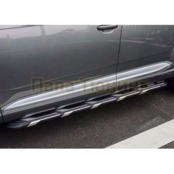 Пороги алюминиевые OEM Tuning для Audi Q7 2015-