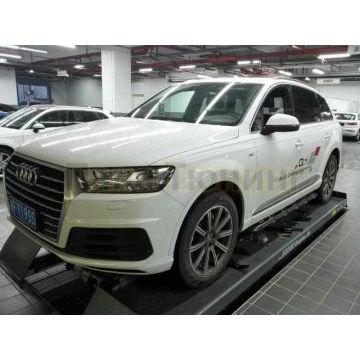 Пороги алюминиевые OEM Tuning для Audi Q7 2015-