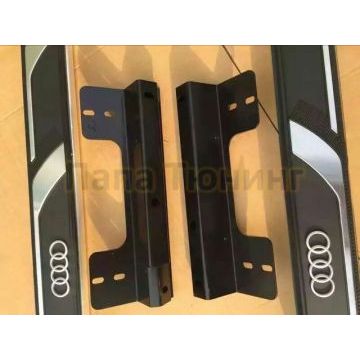 Пороги алюминиевые OEM Tuning для Audi Q7 2015-