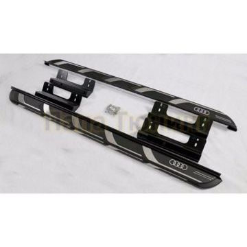 Пороги алюминиевые OEM Tuning для Audi Q7 2015-