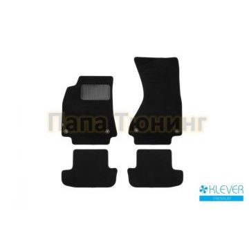 Коврики в салон Klever Premium 4 штуки на купе с АКПП для Audi RS5 2010-2015