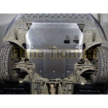 Защита картера и КПП (алюминий) 4мм ТСС для Audi TT Coupе (8S)  2016-/Skoda Octavia 2013-