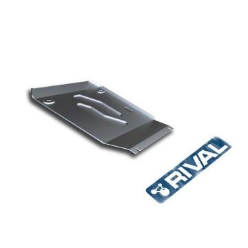 Защита КПП алюминий 4 мм RIVAL для BMW 3-series, 316i; 320i; задний привод 2012-2019/BMW 4-series Coupe, 420i; 420d; задний привод 2012-2020