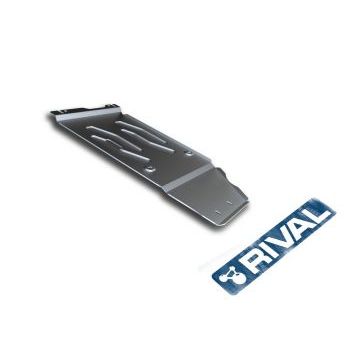 Защита КПП + РК алюминий 4 мм RIVAL для BMW 3 GT, 328i; 320i; 320d; полный привод 2013-/BMW 3-series, 328d; 320i; 320d; полный привод 2012-2019