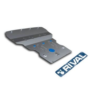Защита картера алюминий 4 мм RIVAL для BMW 5 GT, 528i, 530d; полный привод 2009-2018/BMW 5-series, 528i, 530d; полный привод 2010-2016