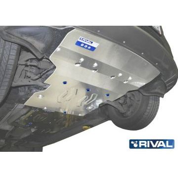 Защита картера алюминий 4 мм RIVAL для BMW 5 GT, 528i, 530d; полный привод 2009-2018/BMW 5-series, 528i, 530d; полный привод 2010-2016