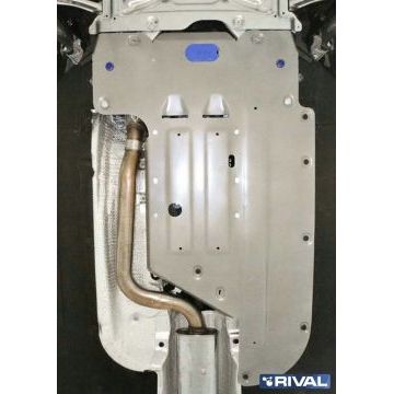 Защита КПП Rival алюминий 4 мм на задний привод для BMW 5 2010-2016