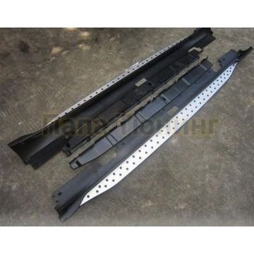 Пороги алюминиевые OEM Tuning для BMW X1 2009-2015