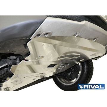 Защита картера алюминий 4 мм RIVAL для BMW X1, 20i; 20d; 25d; полный привод 2009-2015