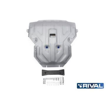 Защита картера алюминий 4 мм RIVAL для BMW X3, 20i; 20d; 28i; 30d 2010-2014/BMW X3, 20i; 20d; 28i; 30d 2014-2017/BMW X4, 28i; 30d 2014-2018