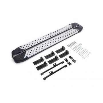 Пороги алюминиевые Rival BMW-Style для Skoda Kodiaq 2017-