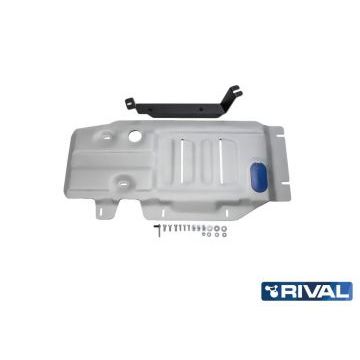 Защита КПП + РК алюминий 4 мм RIVAL для BMW X3, 20i; 20d; 28i; 30d 2010-2014/BMW X3, 20i; 20d; 28i; 30d 2014-2017/BMW X4, 28i; 30d 2014-2018