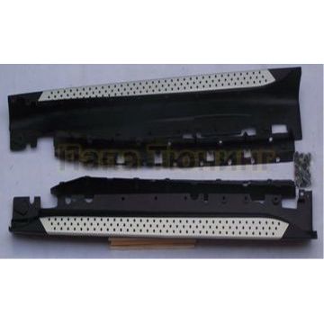 Пороги алюминиевые OEM Tuning для BMW X6 2008-2014