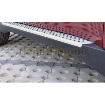 Пороги алюминиевые OEM Tuning для BMW X6 2008-2014