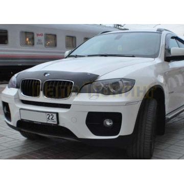 Дефлектор капота SIM короткий для BMW X5/X6 2007-2014 Дефлектор капота SIM короткий для BMW X5/X6 2007-2014