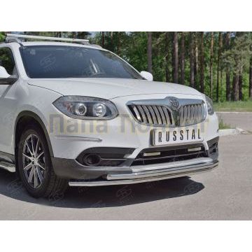 Защита передняя двойная 42-d42 РусСталь для Brilliance V5 2014-