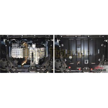 Защита картера и КПП Автоброня для 1,6 сталь 2 мм для SsangYong Tivoli 2015-