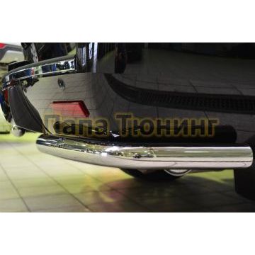 Защита заднего бампера уголки d76 РусСталь для Cadillac Escalade 2006-2015