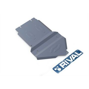 Защита КПП и РК Rival для 5,3 и 6,2 алюминий 4 мм для Cadillac Escalade/Chevrolet Tahoe 2006-2015