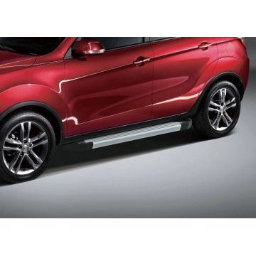 Пороги алюминиевые Rival Start овальные для Changan CS35 2013-