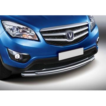 Защита передняя двойная 57-42 мм Rival для Changan CS35 2013-