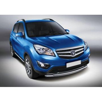 Защита передняя двойная 57-42 мм Rival для Changan CS35 2013-