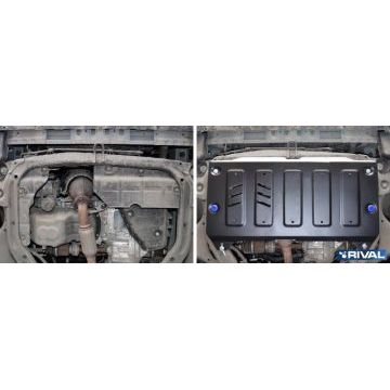 Защита картера и КПП Rival для 1,6 сталь 2 мм для Changan Eado 2013-