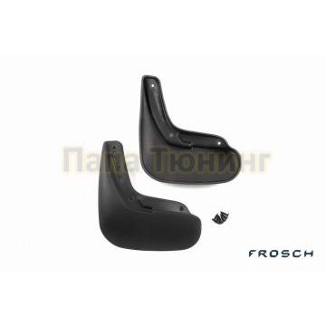 Брызговики задние Autofamily премиум 2 штуки на седан для Chery Bonus 3 2014-2017