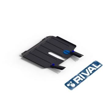 Защита картера + КПП Rival сталь 2 мм для Chery Bоnus, V - 1,5 2011-2014